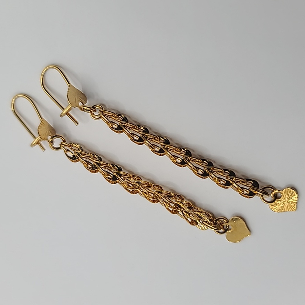 Fancy Gold color earrings